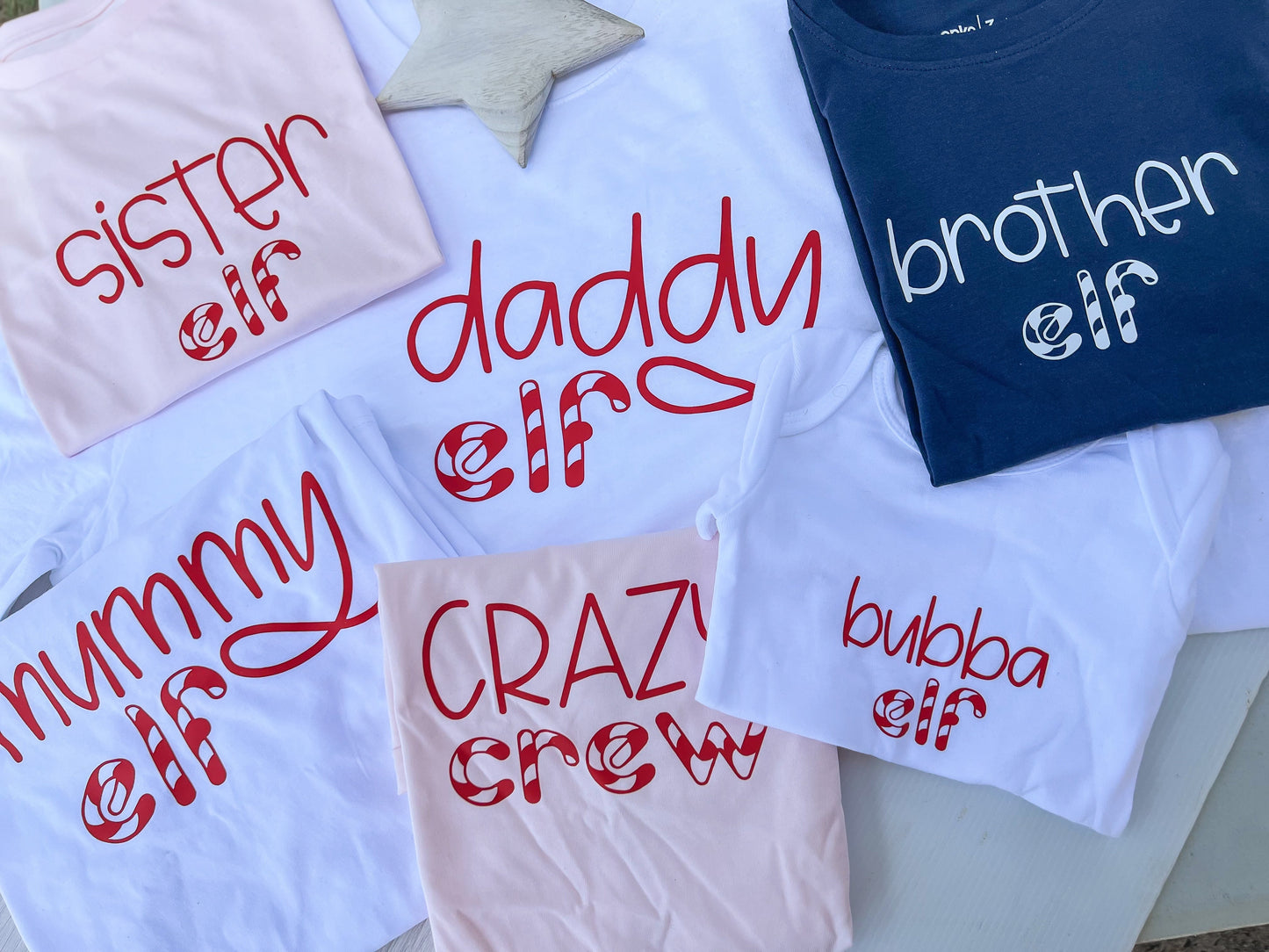 KIDS ‘SISTER’ ELF CHRISTMAS T-SHIRT