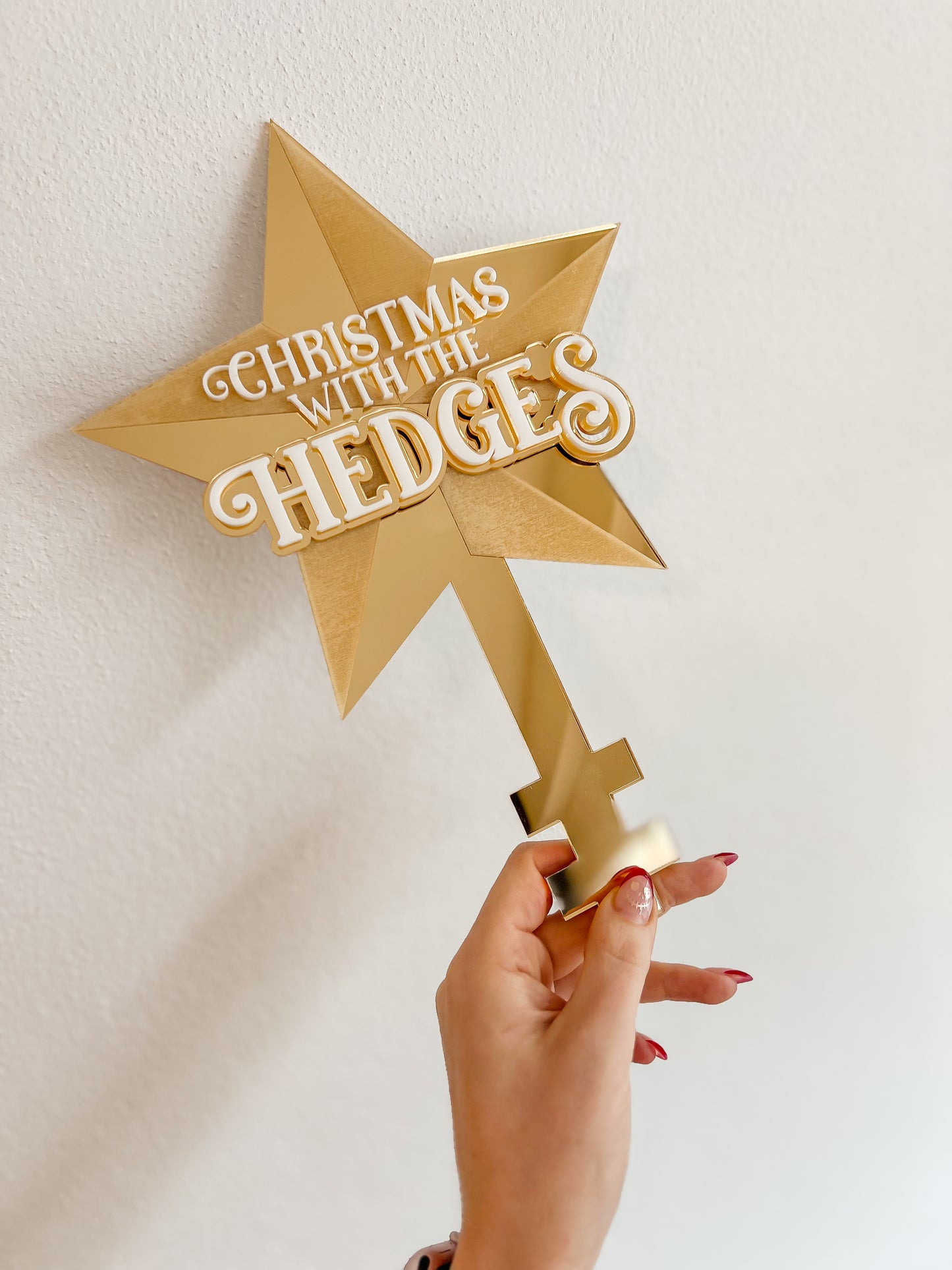 3D STAR CHRISTMAS TREE TOPPER