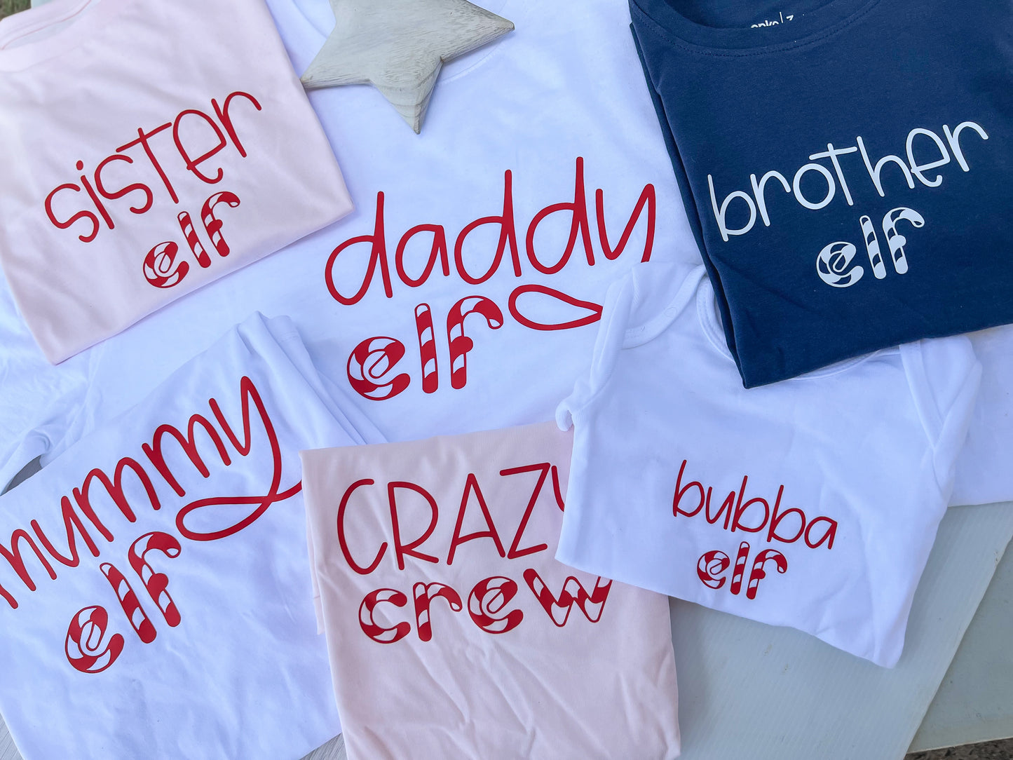 ADULT CRAZY CREW CHRISTMAS T-SHIRT