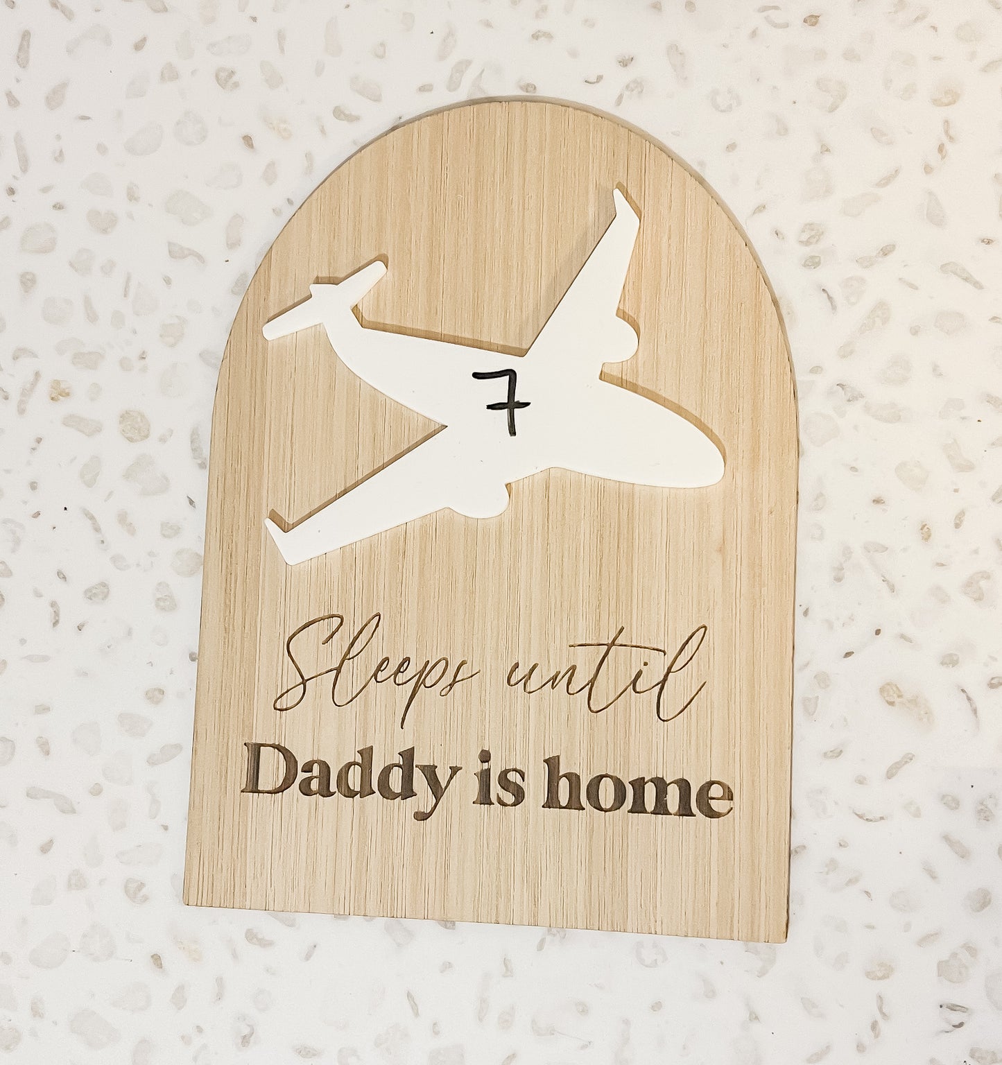 SLEEPS UNTIL PLAQUE