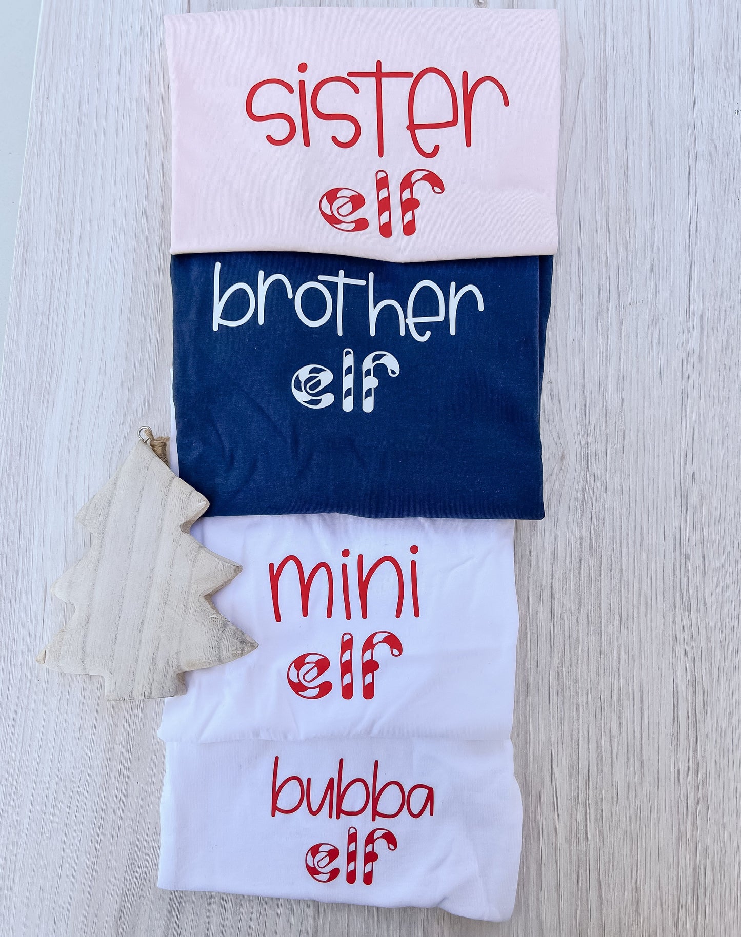 KIDS ‘SISTER’ ELF CHRISTMAS T-SHIRT