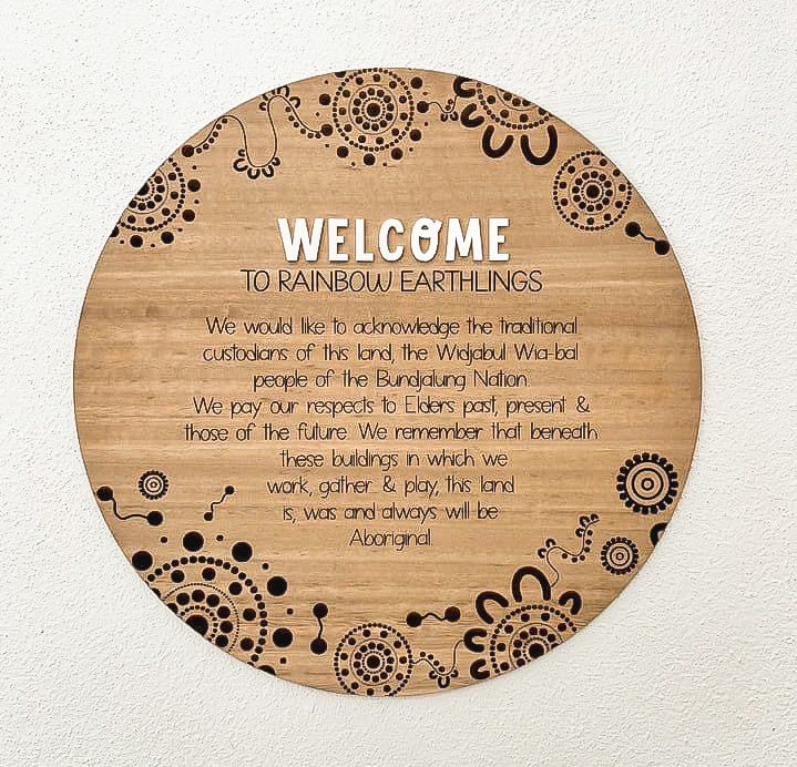 ACKNOWLEDGEMENT OF COUNTRY PLAQUE