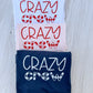 ADULT CRAZY CREW CHRISTMAS T-SHIRT