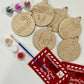 PAINT YOUR OWN CHRISTMAS BAUBLES
