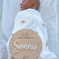 BIRTH ANNOUNCEMENT PLAQUE WITH BABY NAME
