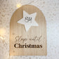 SLEEPS UNTIL CHRISTMAS PLAQUE