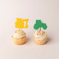 MINI ACRYLIC CAKE TOPPER - 6pcs