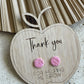 TEACHER THANK YOU EARRINGS & PLAQUE