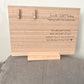 WOODEN PHOTO SIGN