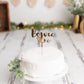 ACRYLIC CAKE TOPPER