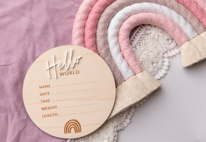 HELLO WORLD PLAQUE