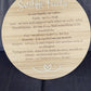 ROUND WOODEN LAYERED SIGN
