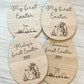 FIRST EASTER PLAQUE