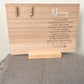 WOODEN PHOTO SIGN