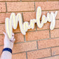 LAYERED NAME SIGN - WOOD & ACRYLIC