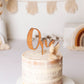WOODEN CAKE TOPPER