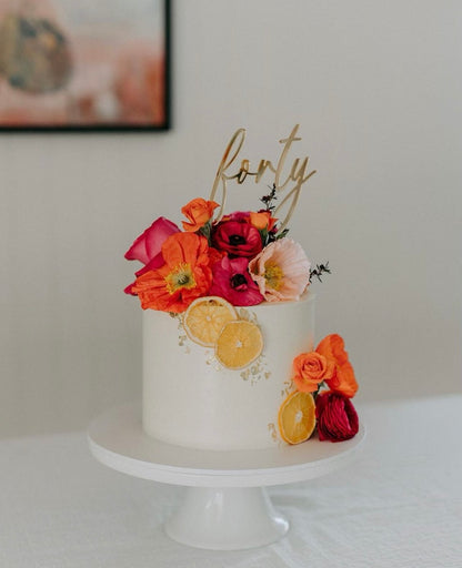 ACRYLIC CAKE TOPPER