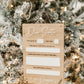 DEAR SANTA WOODEN LETTER