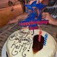 DOUBLE LAYER ACRYLIC CAKE TOPPER - TEXT & IMAGE