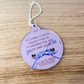 RIBBON CHRISTMAS BAUBLE