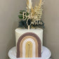 WOODEN CAKE TOPPER