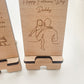 WOODEN PHONE HOLDER