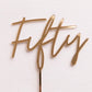 ACRYLIC CAKE TOPPER