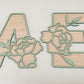 PEONY FLORAL LETTERS