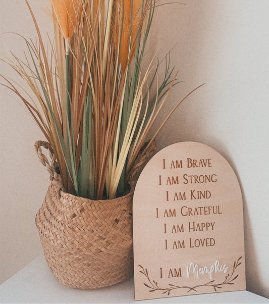 AFFIRMATIONS PLAQUE