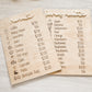 CAFE MENUS - PLAY KITCHEN
