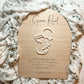 ANGEL BABY PLAQUE