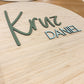 ROUND WOODEN LAYERED SIGN
