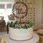 WOODEN CAKE TOPPER