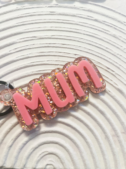 MUM’S KEYRING / BAG TAG - 3D