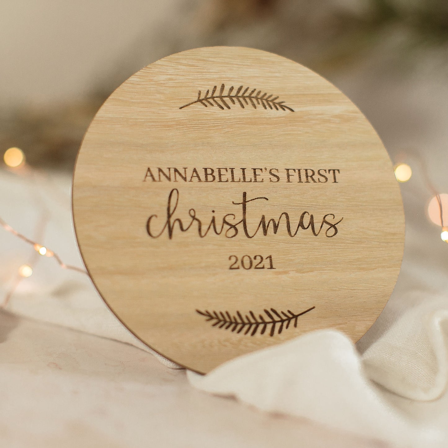 FIRST CHRISTMAS PLAQUE