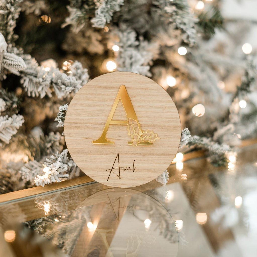 3D CHRISTMAS NAME PLAQUE