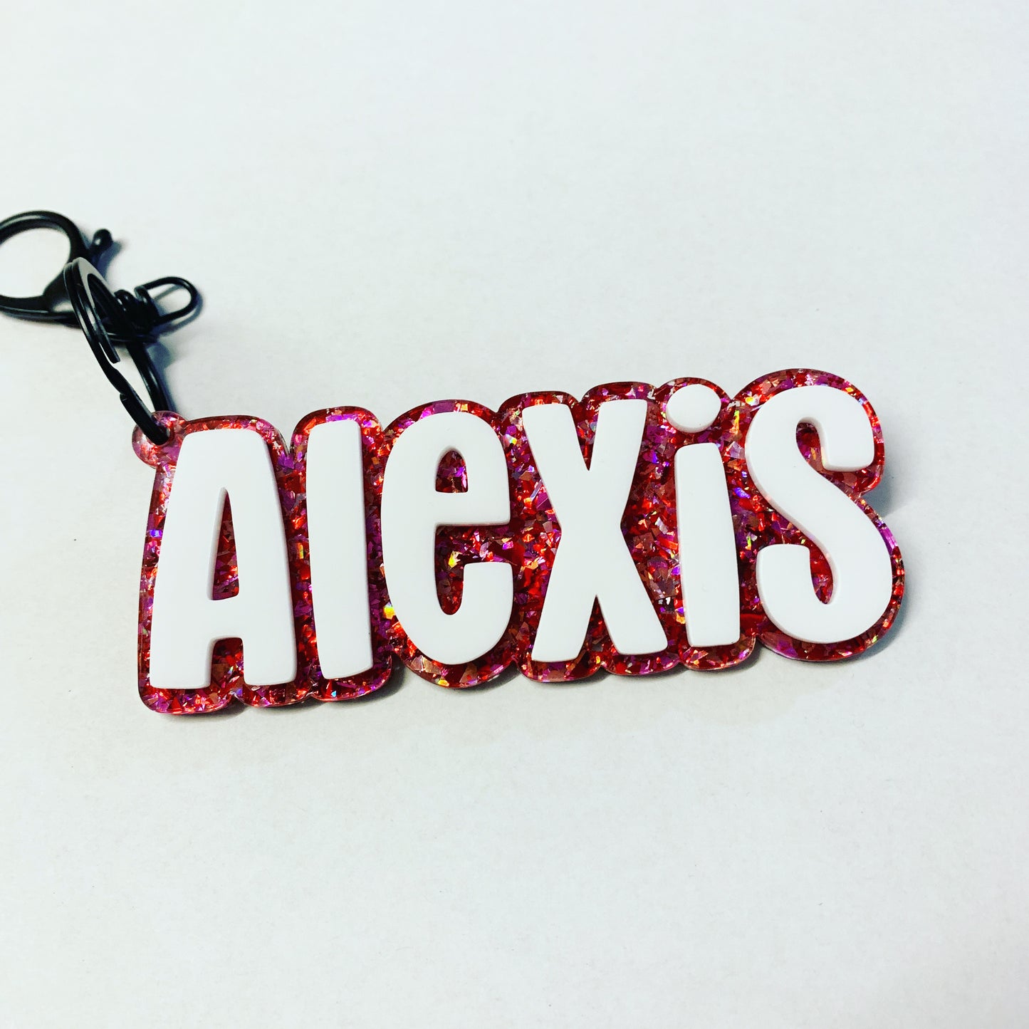 ACRYLIC NAME BAG TAG