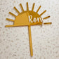 SUN CAKE TOPPER
