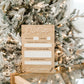 DEAR SANTA WOODEN LETTER