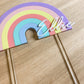 RAINBOW LAYERED CAKE TOPPER