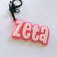 ACRYLIC NAME BAG TAG