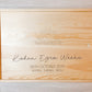 WOODEN KEEPSAKE BOX - SMALL