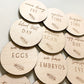 IVF MILESTONE PLAQUE SET