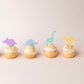 MINI ACRYLIC CAKE TOPPER - 6pcs