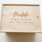 WOODEN KEEPSAKE BOX - MEDIUM - EXTRA DEEP