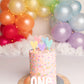 MINI ACRYLIC CAKE TOPPER - 6pcs