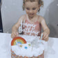 DOUBLE LAYER ACRYLIC CAKE TOPPER - TEXT ONLY
