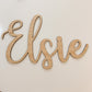 SCRIPTED WOODEN NAME SIGN