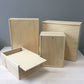 WOODEN KEEPSAKE BOX - MEDIUM - EXTRA DEEP