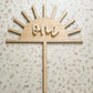 SUN CAKE TOPPER
